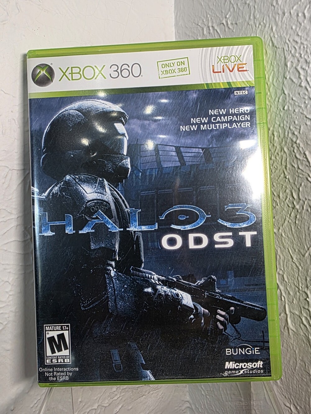 Halo 3 ODST (Microsoft Xbox 360, 2009) Complete with Manual